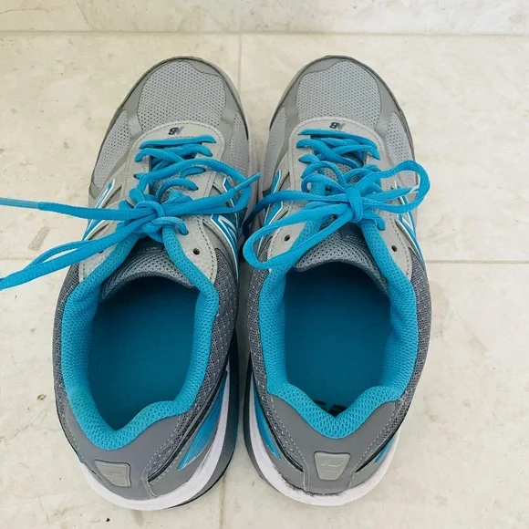 NEW BALANCE {10.5} Running Shoe 1540v3 Gray and Blue - Picture 8 of 12